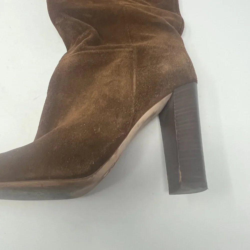 J. Crew Brown Suede Knee Boots